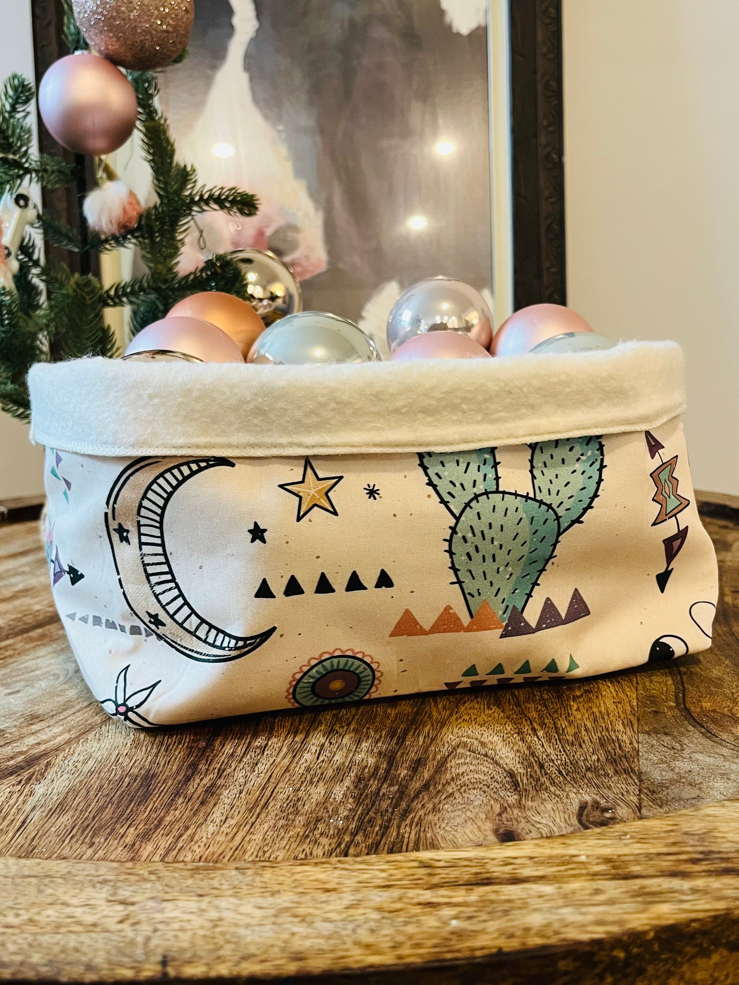 Texas Winter Fabric Bowl
